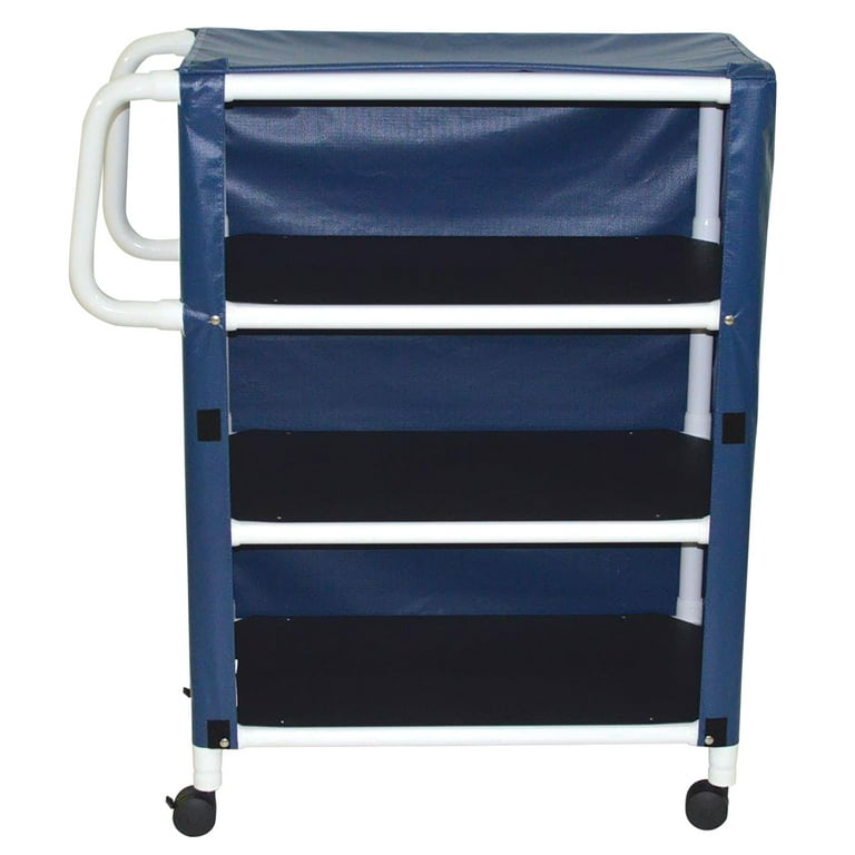 3-Shelf utility / linen cart with mesh or solid vinyl cover 3-Shelf utility / linen cart with mesh or solid vinyl cover