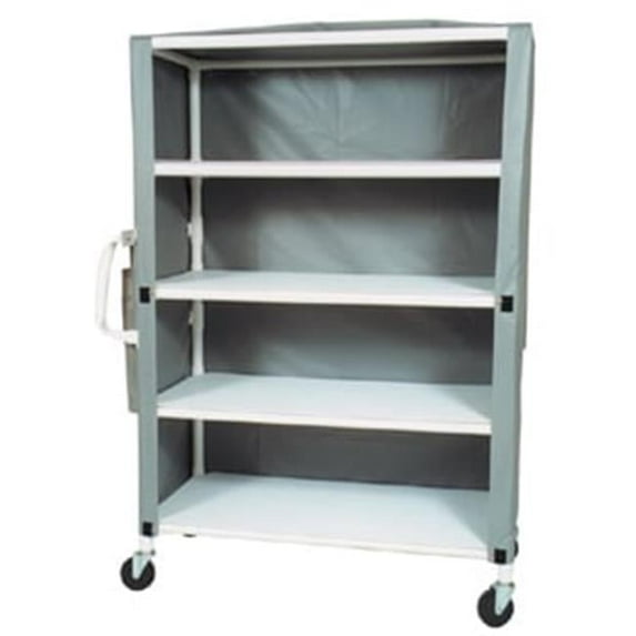 MJM International 350-24 in.-4C Linen Cart