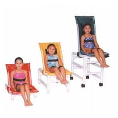 MJM International Articulating Bath Chair - Red Mesh - Without Base