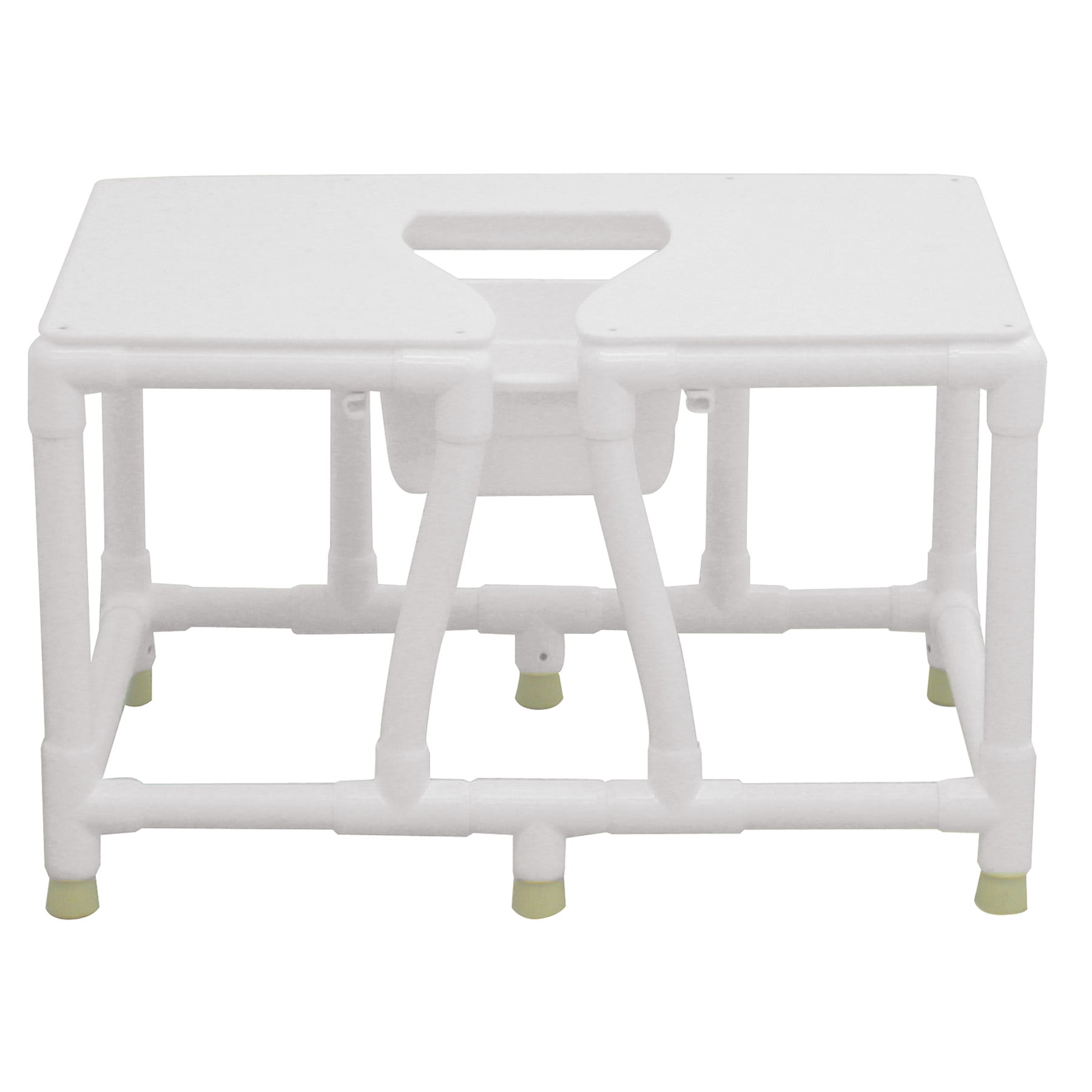 MJM International Bariatric bedside commode, full support seat with