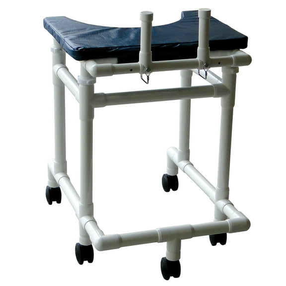 MJM International Child platform walker with adjustable height, 3" twin casters