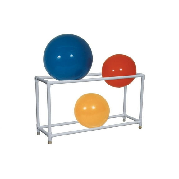MJM International Stanionary Ball Rack, 2 LEVELS--- 62.5" L x 19.5" W x 34" H