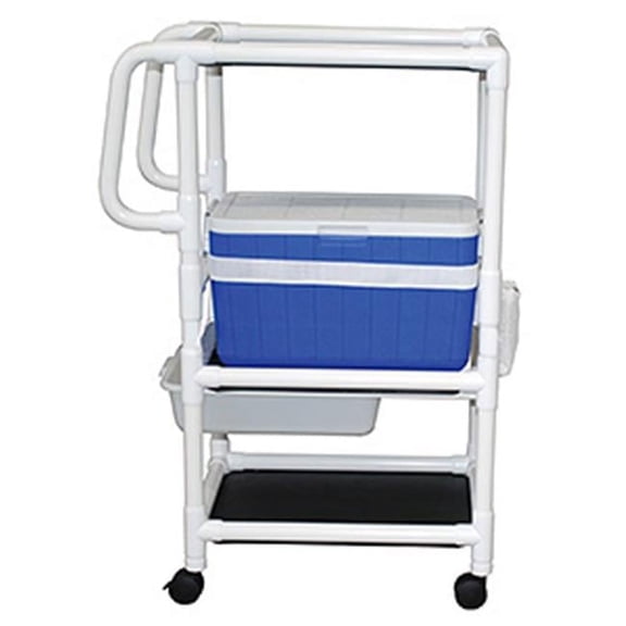 MJM International WT820 Wood Tone Hydration Cart