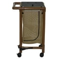 thumbnail image 1 of MJM International WoodTone Single Bag Laundry Hamper with Foot Pedal, 1 of 1