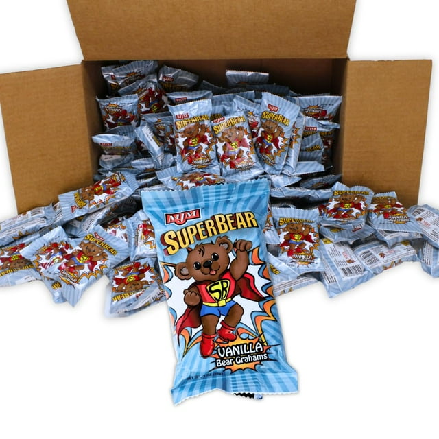 MJM Vanilla Bear Grahams MMF7 Case of 300 count TwoGraham Servings