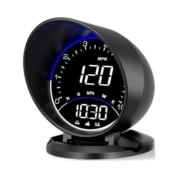 MJMJ Auto GPS Speedometer G6, Car HUD Head Up Display HD Display, Overspeed Alarm for All Vehicle