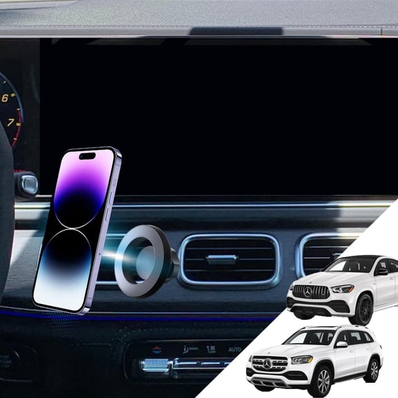 SZSZ for Mercedes-Benz GLE GLS Phone Mount 2026 Magnetic GLE Phone Holder for 2020-2026 GLE/GLS Accessories GLE/GLS Phone Holder