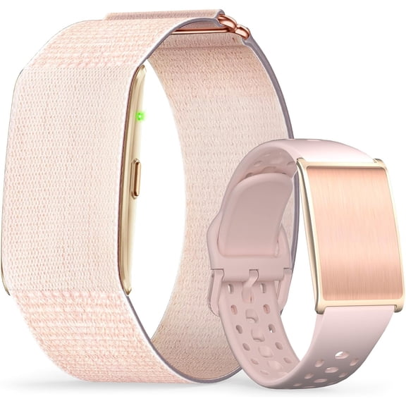 MJSHUN Fitness Tracker Wristband, Smart Bracelet for Men Women, 24/7 Health Monitoring & Sleep Tracker with Stress, SpO2, HbA1c, GPS running tracking,40 Days Battery,170 Sports Modes,Sub-Free 2 Bands