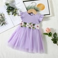 thumbnail image 1 of MJTBGFSWG Baby Girls' Clothing Toddler Kids Baby Girl's Flower Dress Party Wedding Birthday Gown Tutu Dresses, 1 of 2
