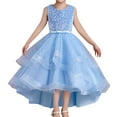 thumbnail image 1 of MJTBGFSWG Dress for Girls 10-12 Flower Girl Cute Dress Girls Cute Lace Baptism Wedding Gown Party Dresses, 1 of 3