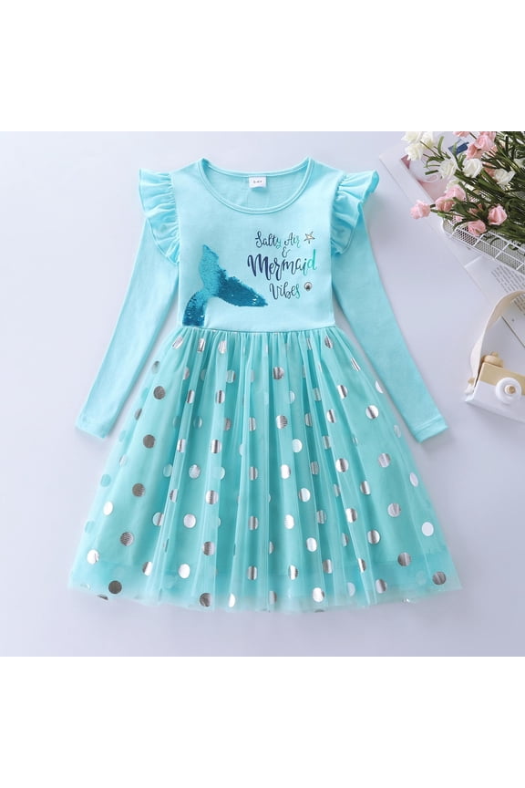 Easter Dresses for Toddler Girls Toddler Girls Long Sleeve Autumn Spring Dress Casual Outfits Party Tutu Dress Reduced .