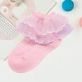 thumbnail image 1 of MJTBGFSWG Girls Socks Spring and Autumn Cute Cotton Socks Delicate Embroidery Lace Socks Lace Lace Princess Socks, 1 of 2