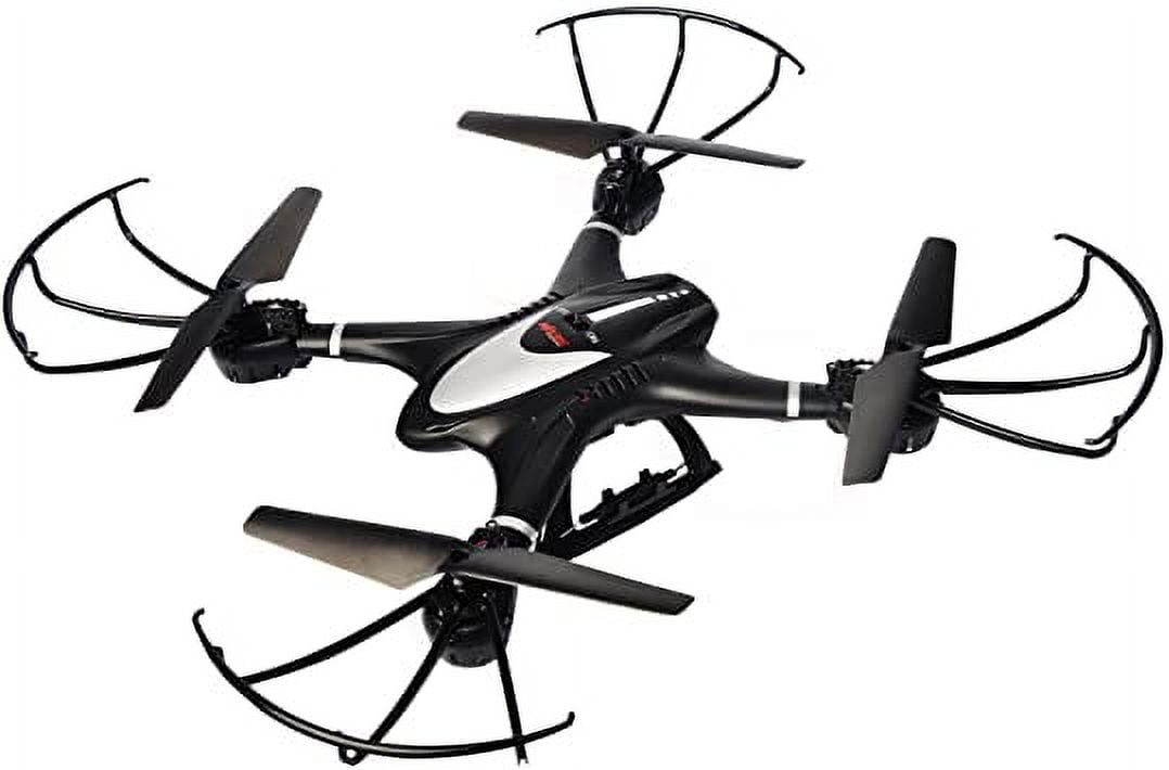 MJX X401H FPV Quadcopter Drone with Altitude-Hold EASY TO FLY RC Real Time Transmission HD Camera RTF Explorer Copter, Left and Right Hand Switch Mode Predator, Black