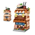 thumbnail image 1 of Japanese Street View Ramen Shop 412PCS Mini Bricks Model Kit - Japanese Building Blocks, Durable for Teens & Adults, 1 of 6