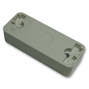 MK - 1 Gang Architrave Surface Back Box, 16mm White