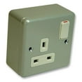 thumbnail image 1 of MK - 1 Gang DP Metalclad Switched Socket, 1 of 1