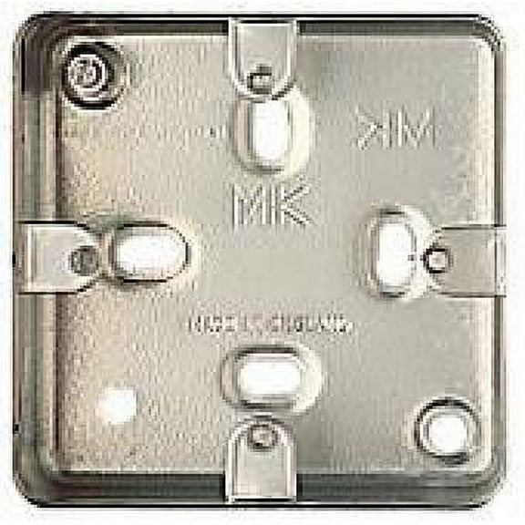 MK - 1-Gang Steel Surface Back Box