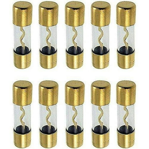 MK 10 AGU Fuse 40AMP 40 AMP AGU Fuse FUSES Gold Plated Inline Glass