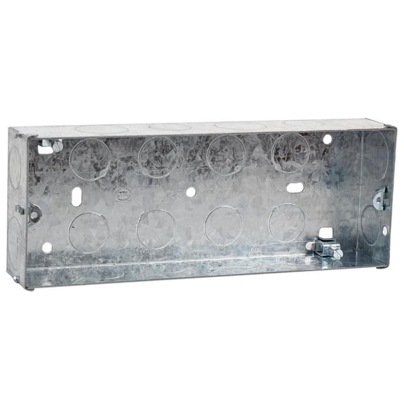 MK - 3 Gang 35mm Steel Back Box