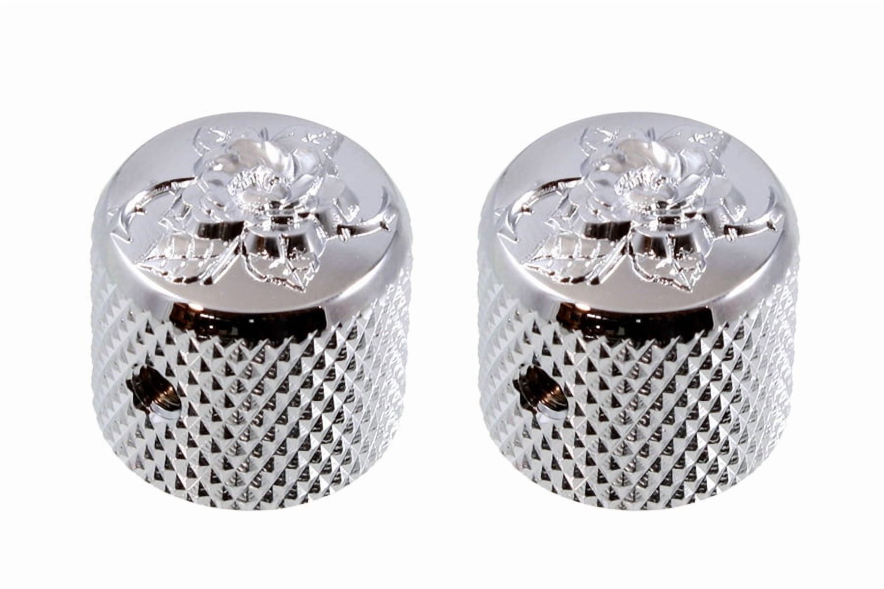 MK-3151-010 Gotoh Short Engraved Dome Knobs (Qty 2)