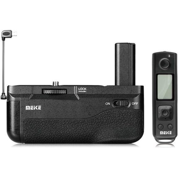 MK-A6300 PRO Battery Grip Built-in Remote Controller Up to 100M to Control Shooting for A6100 A6400 A6300 A6000 Cameras