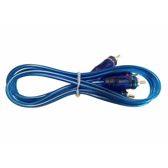 MK AUDIO 12' RCA Stereo Plug Cable 2 Male to 2 Male Car Stereo Marine Home Audio