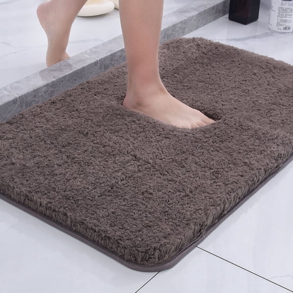 MK Gdledy Bathroom Carpet, with Rubber Backing, Quick-drying and Washable Microfiber Mat