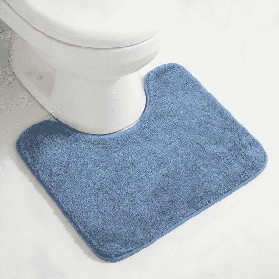 MK Gdledy U Mat Rug 16x20, Rubber Backing Quick Dry Washable Microfiber Mats,Blue