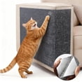 thumbnail image 1 of MK Gdledy Cat Scratch Furniture Protector, 40" x 16" Adhesive Cat Scratch Deterrent Pad for Couch, Wall & Cat Tower Protection ﻿, 1 of 5
