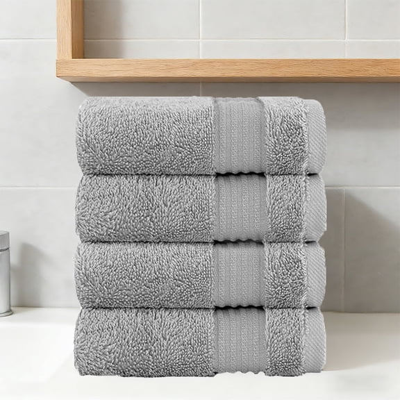 MK Gdledy Towels Luxury Bath Towel Set of 4 Pieces, 100% Cotton, Ultra Soft & Highly Absorbent for Everyday Use