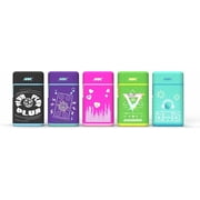 MK Lighter 5-Pack Torch Flame Pocket Lighters, Refillable and Multipurpose, Ideal for Candles, BBQ, Camping, and Everyday Use EDM-Plur-5PC