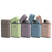 MK Lighter 5pc. Pocket Lighters with Torch Flame, Refillable Tank, Ideal for Lighting Candle, BBQ Grill, Prepping and Camping Supplies, Multipurpose Lighters in Assortment Pastel Colors