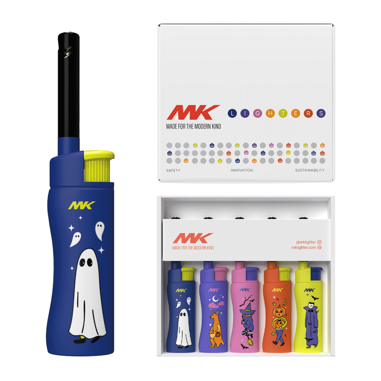 M-K Mini Refillable Gas Torch – Ergonomic Butane Jet Flame Lighter