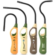 MK Multi-Purpose Lighters With Flexible and Extra Long Wand, Child-Resistant, 4 Pack