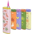 thumbnail image 1 of MK Lighter Wind Proof Jet Flame Lighters, 5PCS Striking Design Lighters, Ideal as Lighters for Candle, Camping Lighter, Outdoor Lighters, Butane Refillable Lighter, Multipurpose Lighters (Dream-5PC), 1 of 5