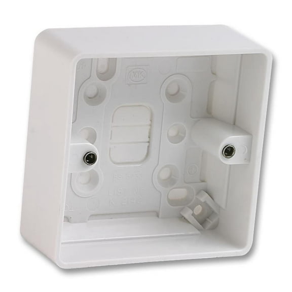 MK - Logic Plus 1 Gang Surface Pattress Box, 30mm