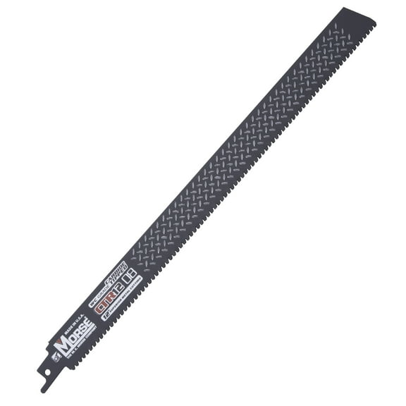 MK Morse CTR1208MC15 CTR Carbide Tipped 12 Inch 8 TPI Reciprocating Saw Blade 15 Pack