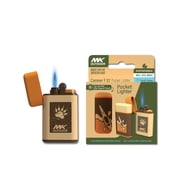 MK Pocket Lighter, Outdoor Series,Refillable Butane, Assorted Designs for Camping & Survival Camper-F-2Pack
