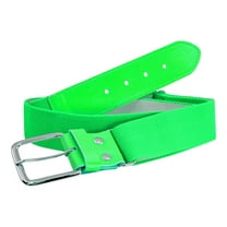 MK SOCKS Baseball Softball Elastic Belt, Youth and Adult Sizes - Neon Green