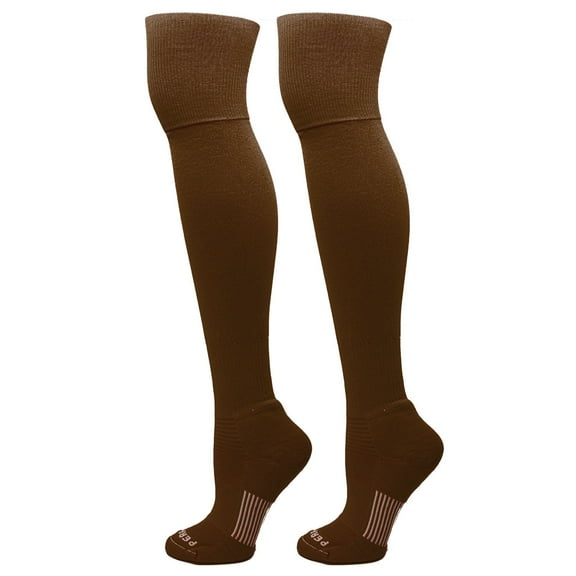 MK Socks Extreme Over the Knee Sports Socks - Brown
