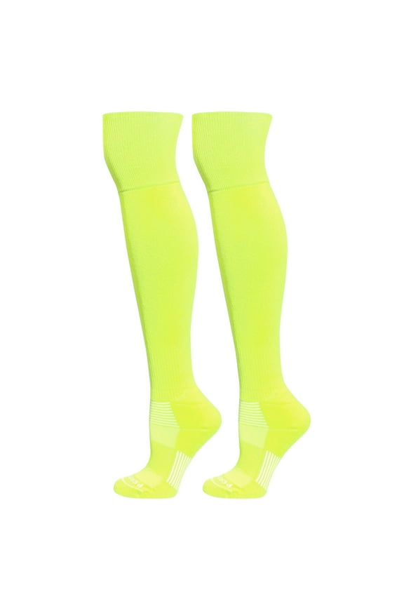 Extreme Over the Knee Sports Socks - Neon Yellow (L)