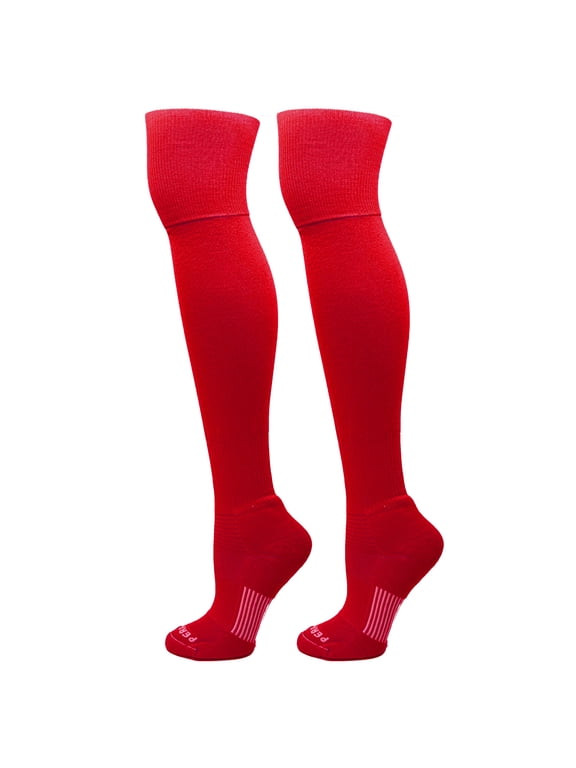 Extreme Over the Knee Sports Socks - Scarlet Red (L)