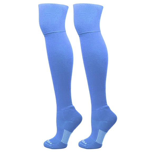 MK Socks Extreme Over the Knee Sports Socks - Sky Blue (L)