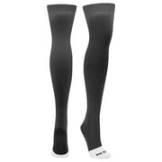 MK Socks Over the Knee Baseball, Football Extra Long Sports Socks (Black, XL)