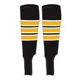 thumbnail image 1 of MK Socks Traditional Baseball Stirrups Pattern C-5 Black, White, Gold, 1 of 2