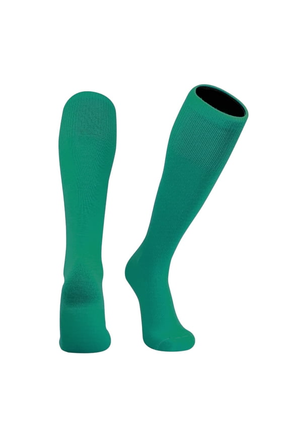 USA Soccer Baseball Football League Tube Socks, Teal Green (S)