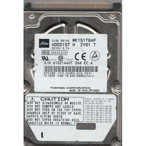 MK1517GAP Hard Drive