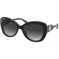 thumbnail image 1 of MK2120 Positano 33558G 56MM Dark Brown Jacqaurd Logo/Dark Grey Gradient Butterfly Sunglasses for Women + FREE Complimentary Eyewear Kit, 1 of 5