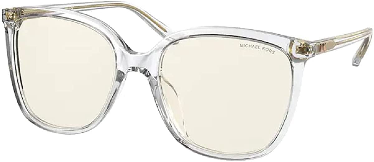 MICHAEL KORS MK2137U 3006SB Clear Transparent Square 57 mm Women\'s Sunglasses Michael Kors Sunglasses Anaheim MK2137U 3006SB Clear/Clear  main image 3
