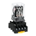 thumbnail image 1 of MK2P-I DPDT Power Relay,AC 110V 11 Pin Relay with Socket Base 3NC 3NO JQX-10F/3Z, 1 of 6